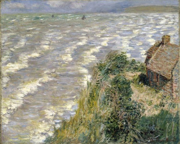 Claude Monet Rising Tide at Pourville oil painting picture